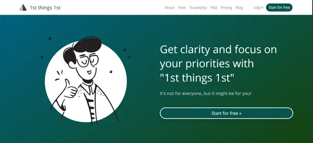 1ST THINGS 1ST preview