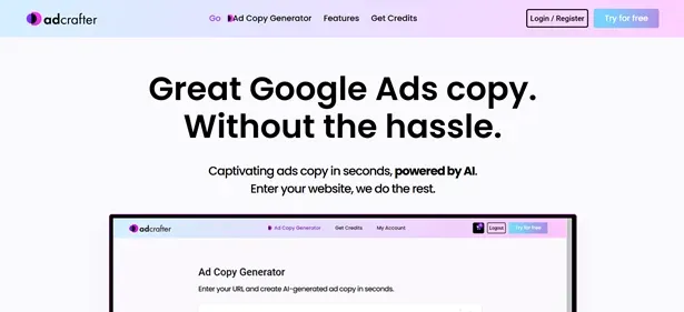 Adcrafter AI preview