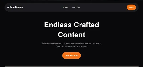 AI-AUTOBLOGGER preview