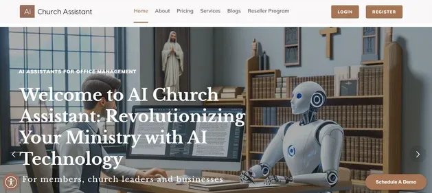 AI Church Assistant preview