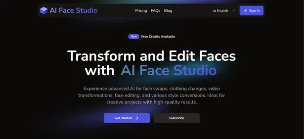 AI Face Studio preview