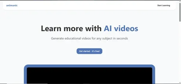 Animanic Site preview