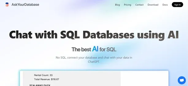 ASKYOURDATABASE preview