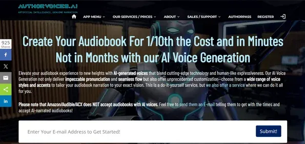 AUTHORVOICES AI preview