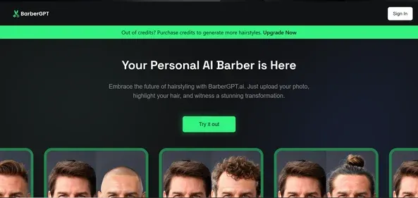 BARBERGPT AI preview
