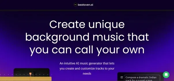 Beatoven AI preview
