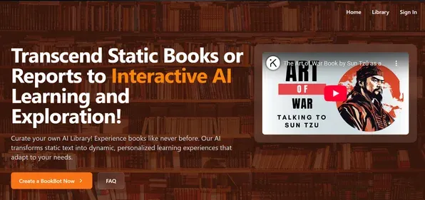 Bookbot Live preview