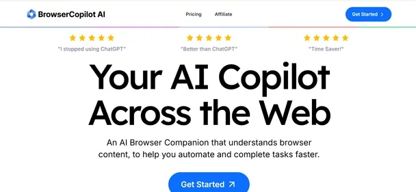 BrowserCopilot AI preview