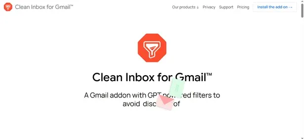 Clean Inbox for Gmail preview
