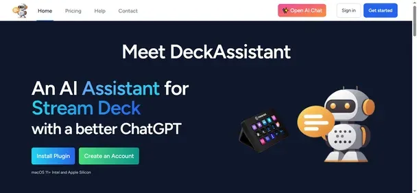 DeckAssistant IO preview