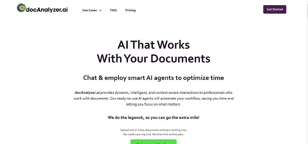 DOCANALYZER AI preview