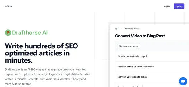 DRAFTHORSEAI preview
