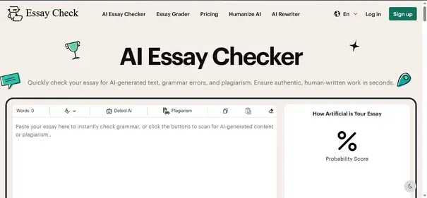 ESSAYCHECK AI preview