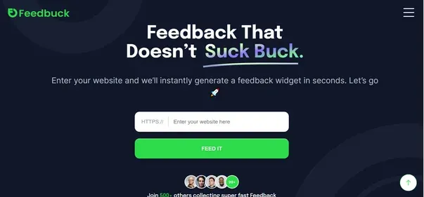 Feedbuck IO preview