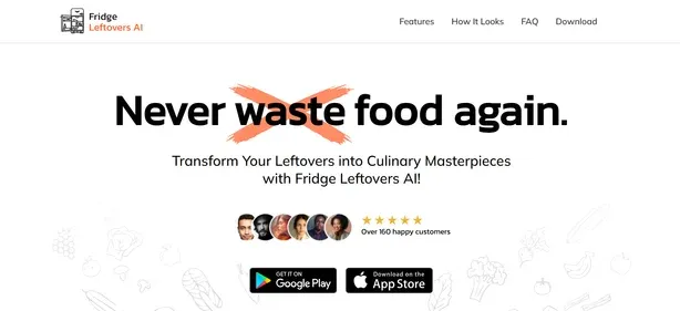 Fridge Leftovers AI preview