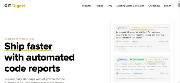 GITDIGEST AI preview