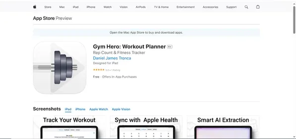 Gym Hero: Workout Planner preview