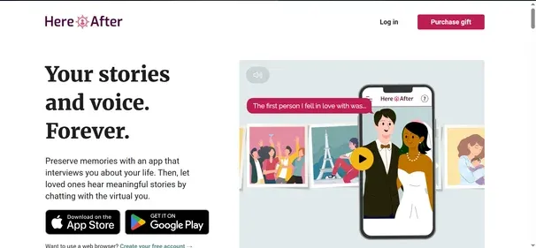 HereAfter AI preview