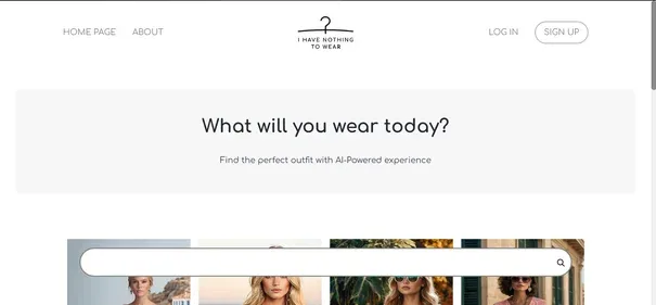 IHAVENOTHINGTOWEAR AI preview