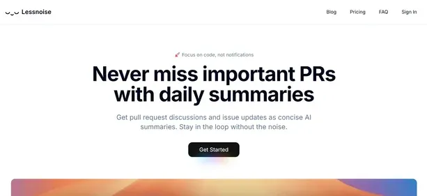 LessNoise App preview