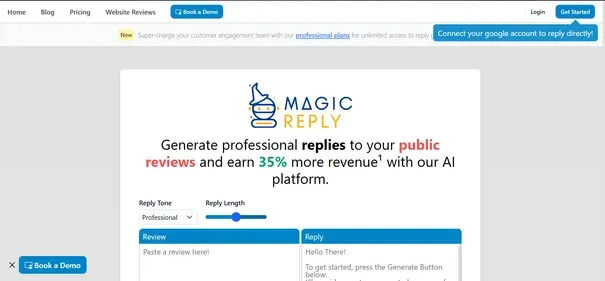 MAGICREPLY AI preview