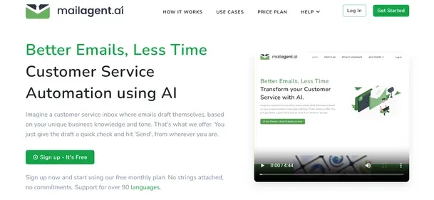 MAILAGENT AI preview