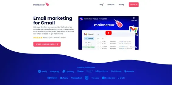Mailmeteor preview