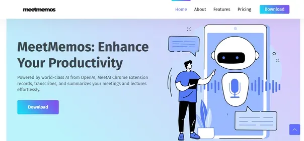 MeetMemos AI preview