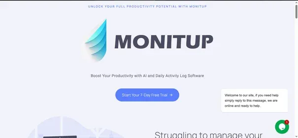 MonitUp Time Tracking preview
