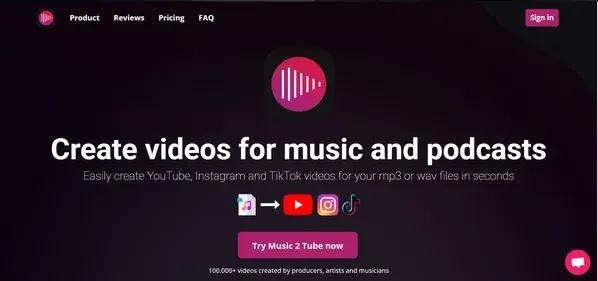MUSIC2TUBE preview