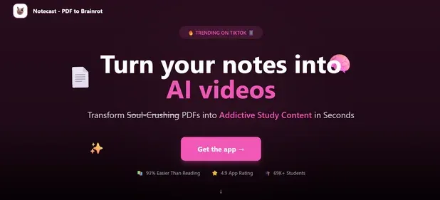 Notecast App preview