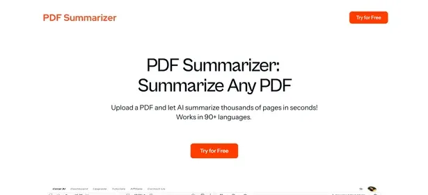 PDF Summarizer preview