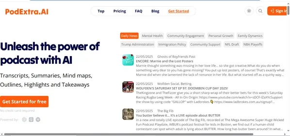 Pod Extra AI preview