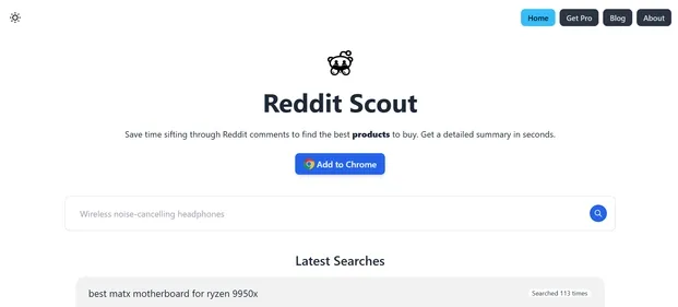 RedditScout preview