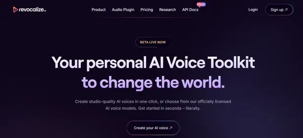 REVOCALIZE AI preview