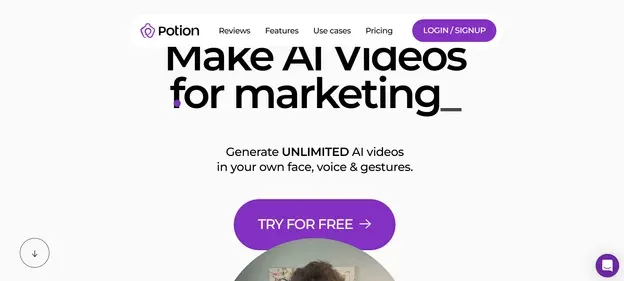Send Potion AI preview