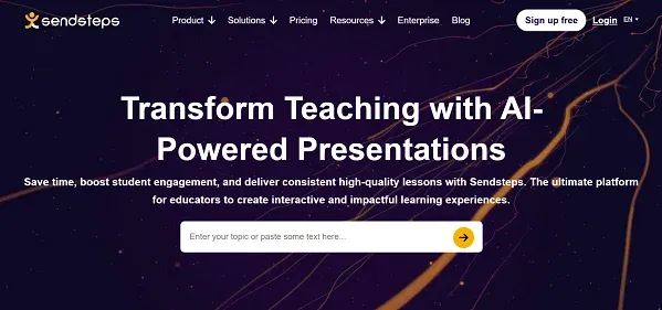 Sendsteps AI preview
