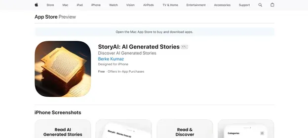 StoryAI preview