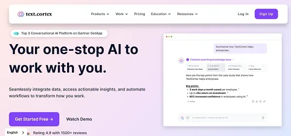 TextCortex AI preview