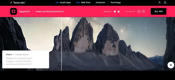 Topaz Gigapixel AI preview