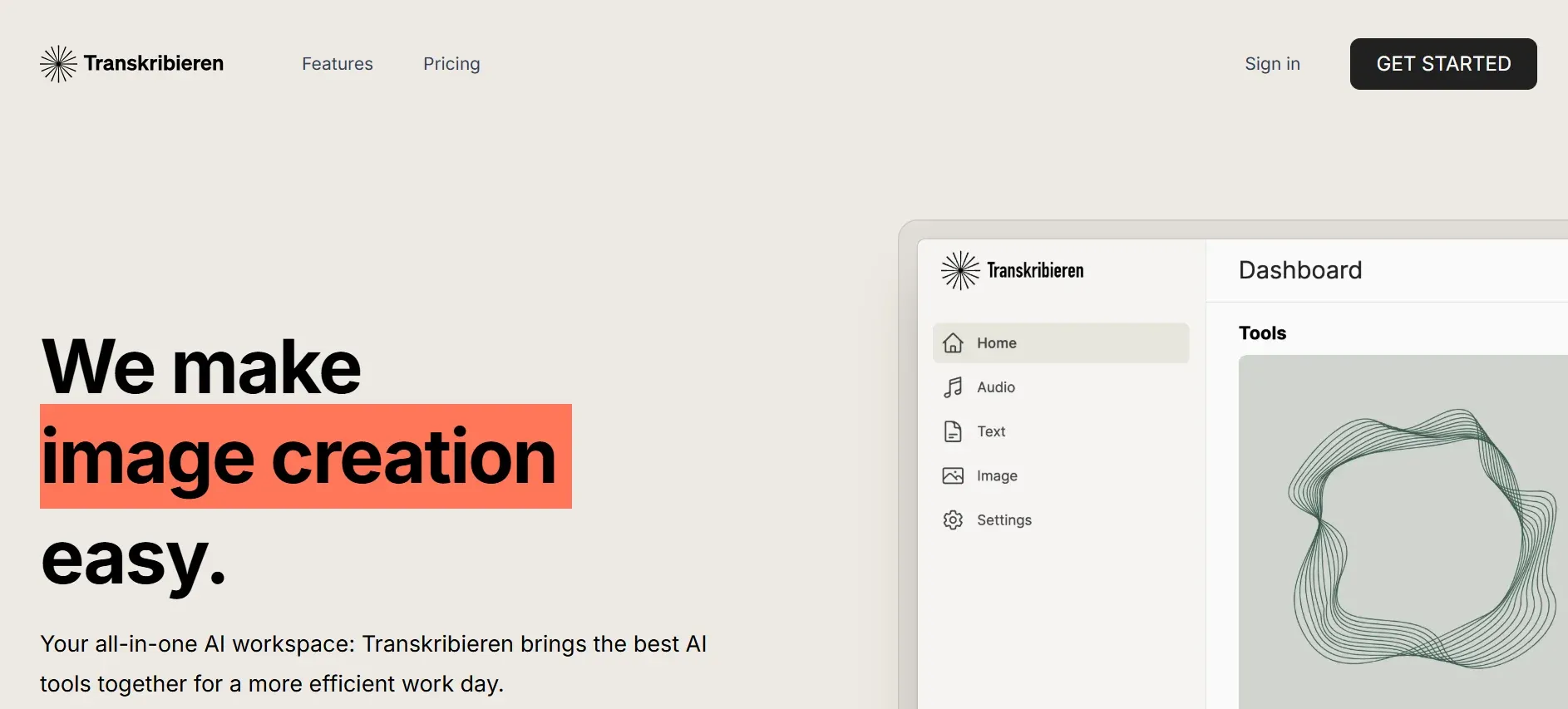 Transkribieren preview